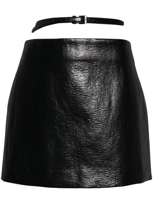 A-line short skirt - Black