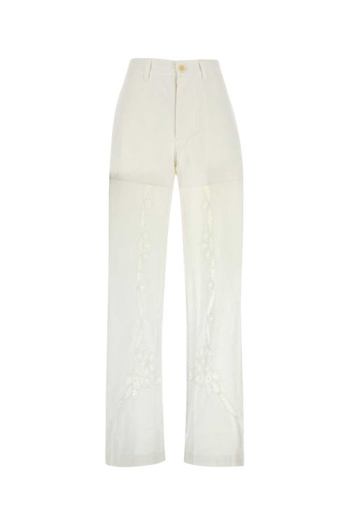 White Cotton Pant