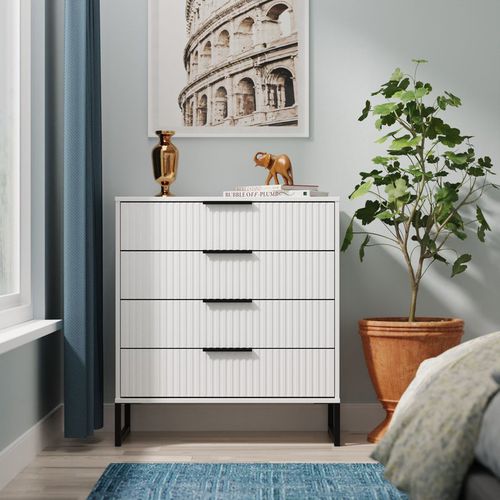 Menai 4 Drawer Chest (Ready Assembled)