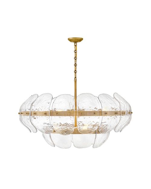 Heritage Brass LED Chandelier from the Lillia Collection