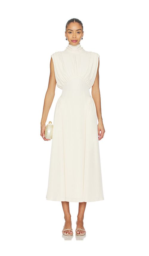 The Bekk Eliana Dress in Cream. S. Also in