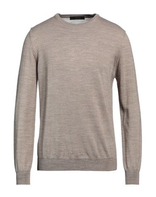 Man Sweater Light brown Size 44 Wool, Acrylic