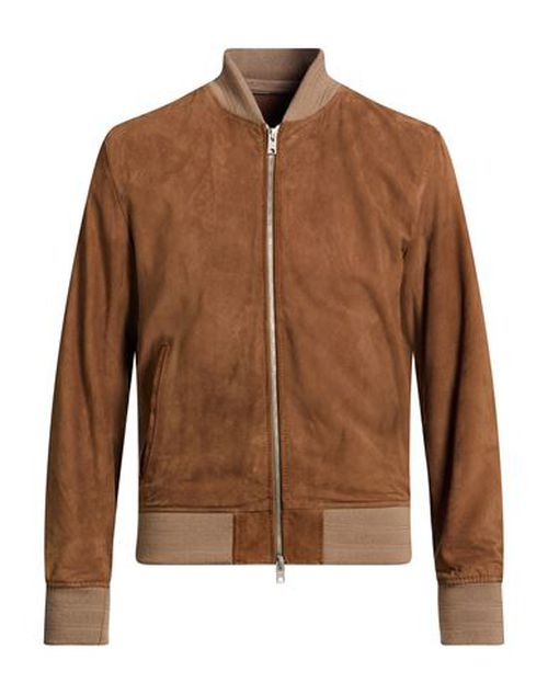 Man Jacket Brown Size 38 Leather