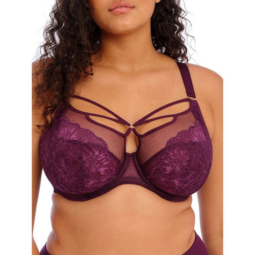 Elomi Womens Brianna Plunge Bra - Purple Polyamide - Size 38G