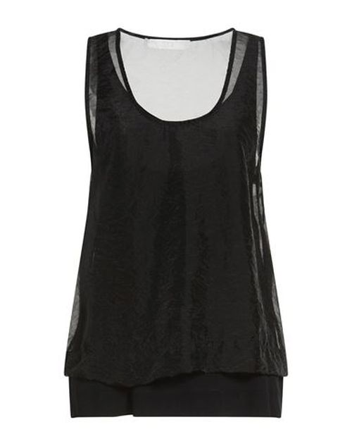 Woman Top Black Size 6 Polyester, Polyamide