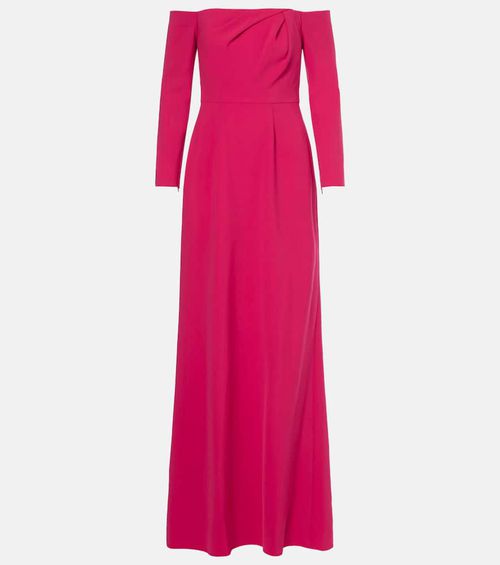 Off-shoulder gown