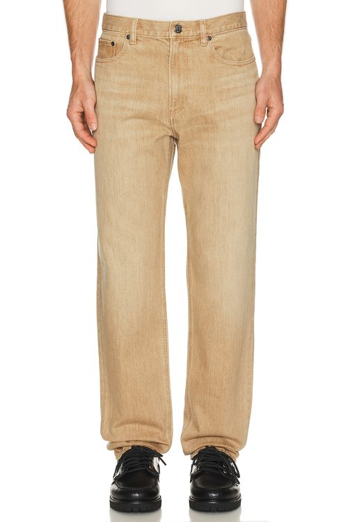 Theory Tinted Standard Jeans in Washed Brown - Tan. 29 also , 32, 33