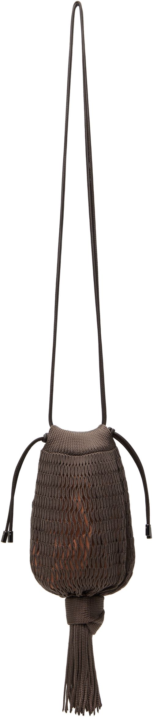 LEMAIRE Brown FILT Edition Octopus Pouch
