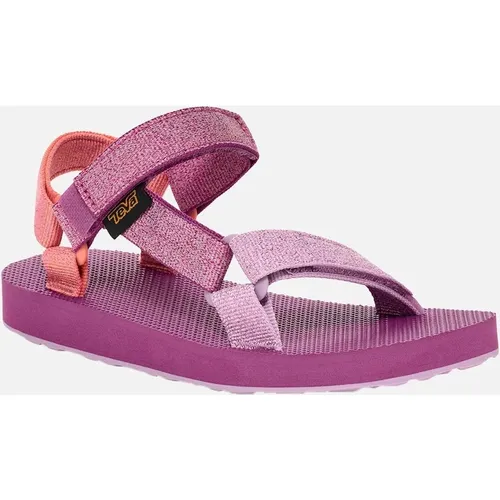 Teva Kids Original Universal Metallic Sandals - Pink
