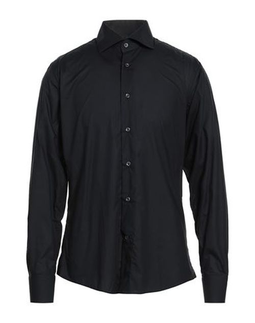 Man Shirt Black Size 16 Cotton