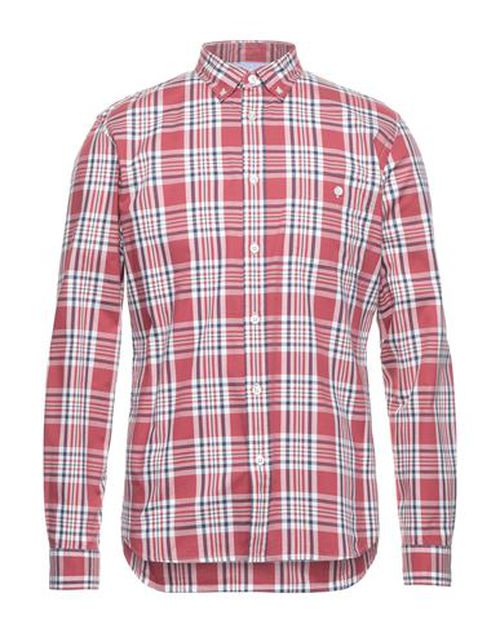 Woolrich Man Shirt Brick Size S Cotton