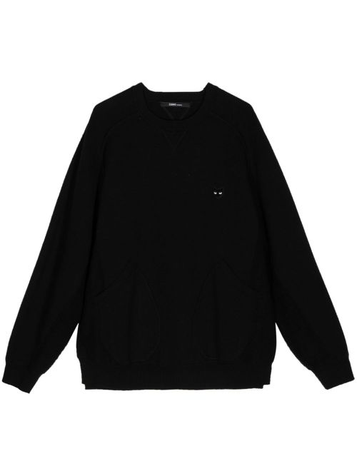 Panther cotton sweatshirt - Black