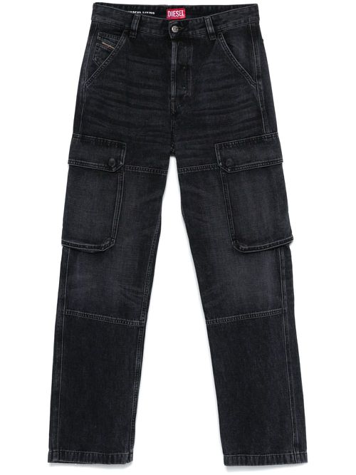 D-Pot-Cargo jeans - Black