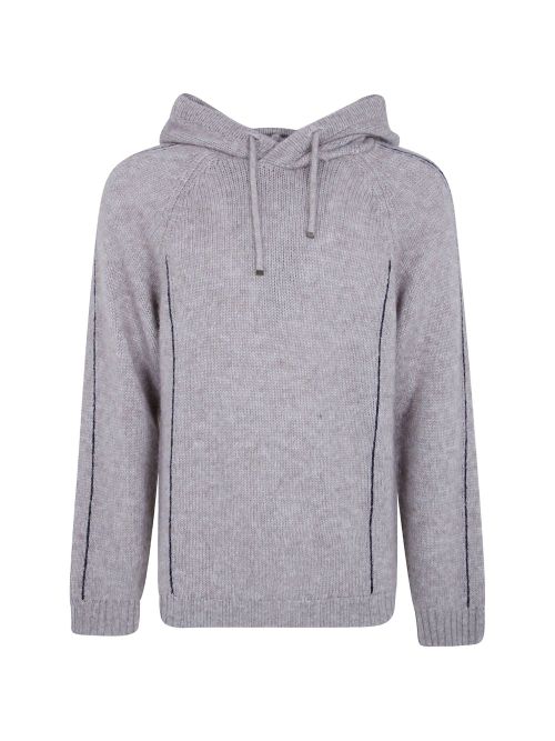 Alpaca Knit Hoodie — Beige