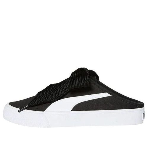 (WMNS) Bari Mule Ribbon 'Black White'