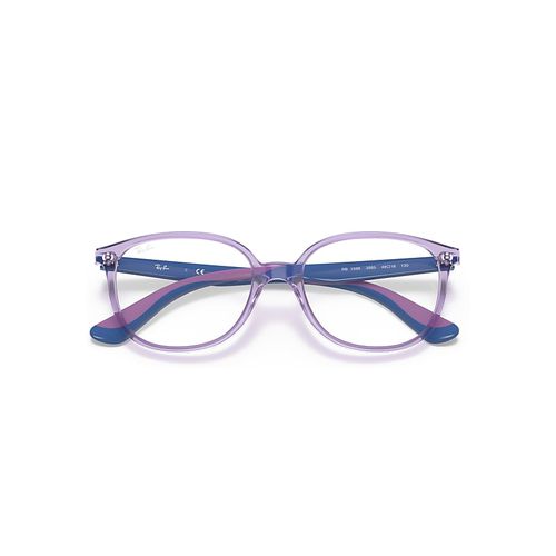 Ray-Ban Rb1598 Optics Kids Optical Blue Frame Clear Lenses Polarized 47-16