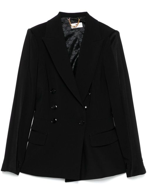 Double-Breasted Blazer — Black