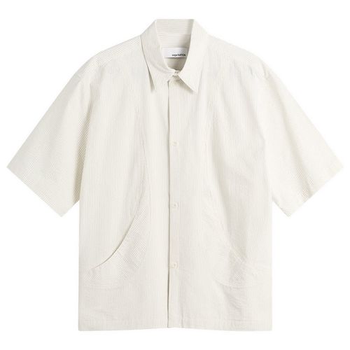 Men's Takeshi Shirt in Ivory Stripe