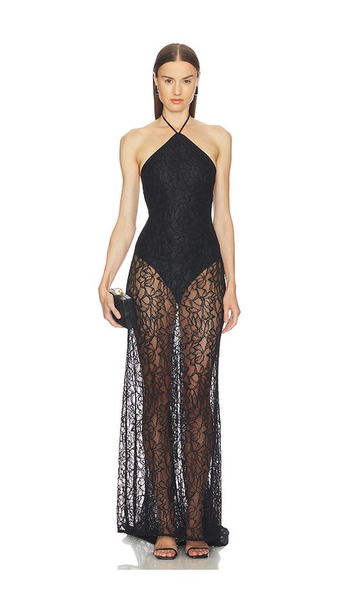 Camila Coelho Katerina Gown in Black. XXS. Also in XS, S, M