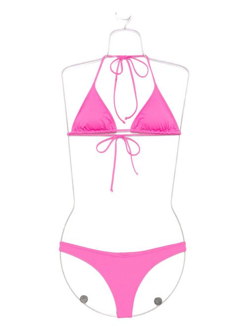 Leah triangle bikini - Pink