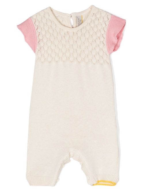 Panelled-design shorties - Neutrals