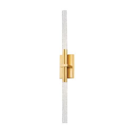 Aged Brass LED Wall Sconce from the Millerton Collection