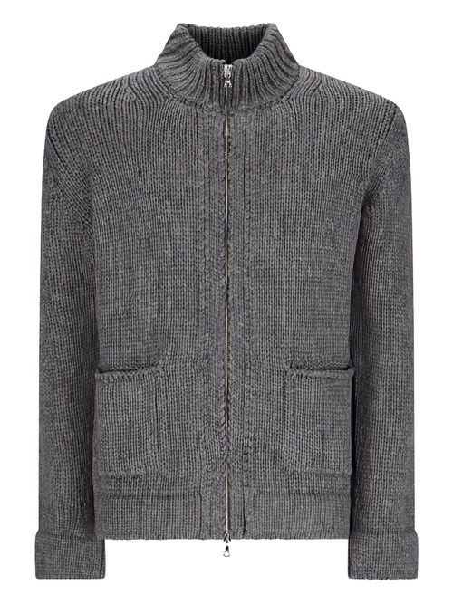 Zip-up cardigan - Grey