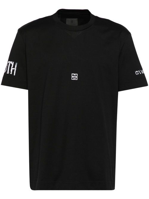 Logo print T-shirt - Black