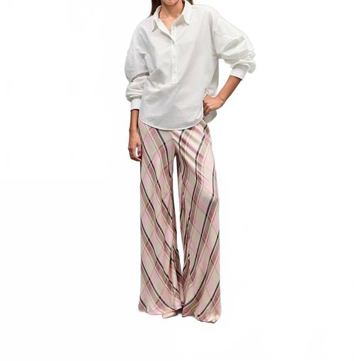 Relaxed Flannel Pants In Dune