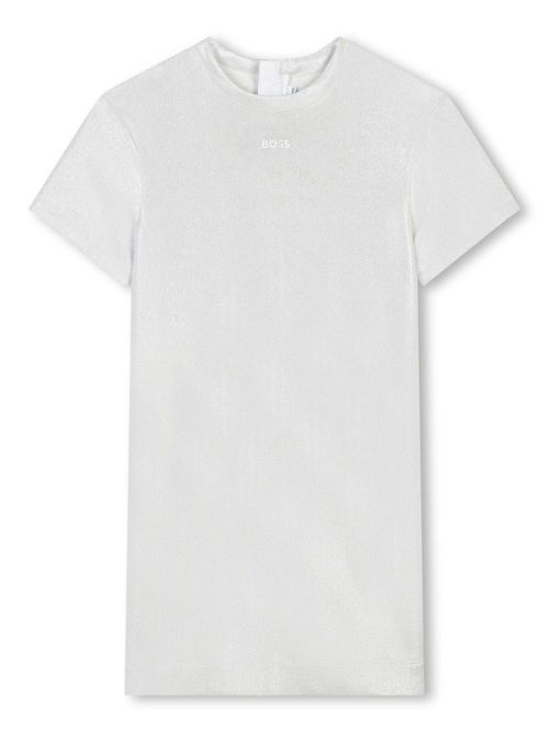 Logo T-shirt dress - White