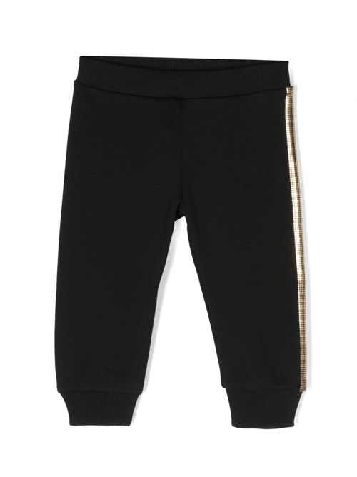 Logo-print tracksuit bottoms - Black