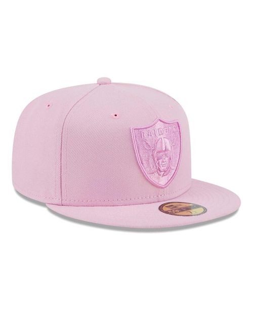 Men's Pink Las Vegas Raiders Color Pack 59fifty Fitted Hat - Pink