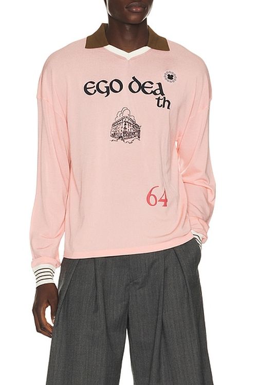Paly Hollywood Ego Death Soccer Jersey in Pink