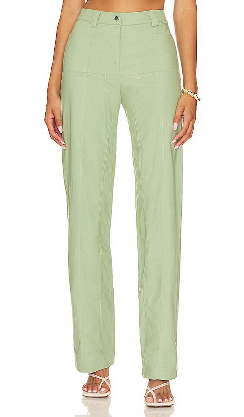 Camila Coelho Matilde Pant in Sage Green. XL also in