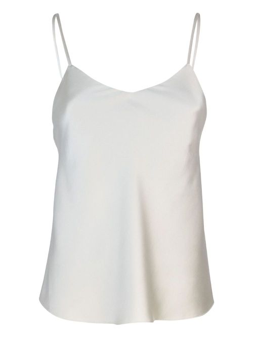 Patrizia Pepe satin slip top - White