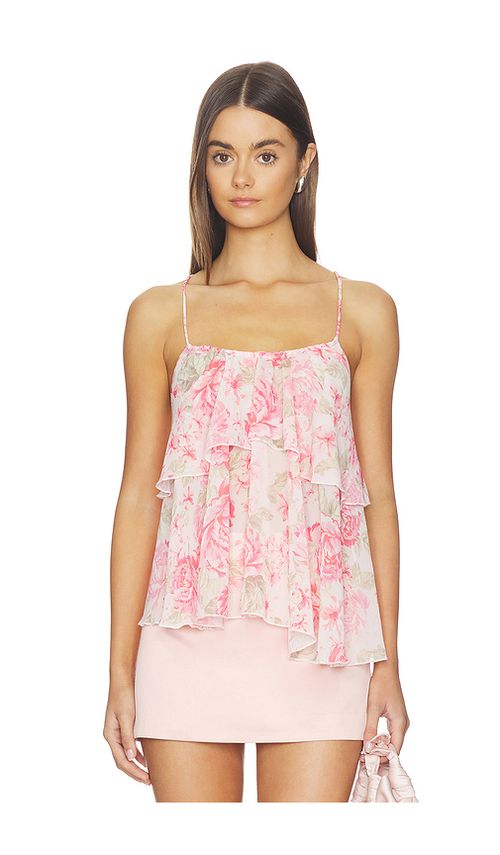 Lovers and Friends Cristina Top in Pink Floral. L also in M, S, XL