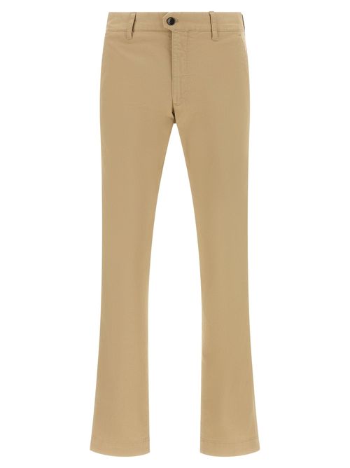 Stretch Cotton Canvas Chinos — Beige