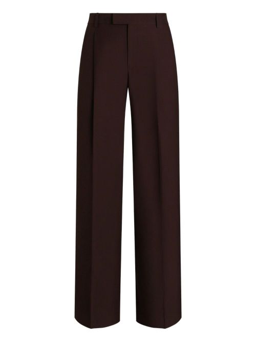 Gabardine trousers - Brown