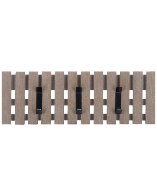 Cato 3-Hook Wall Mount Coat Rack