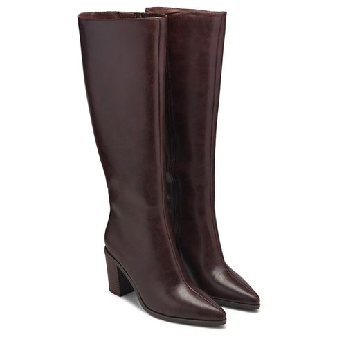 Women's Bella Knee High Boots (Dark Brown)