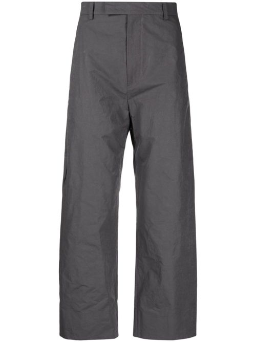 High-waist tailored trousers - Grey