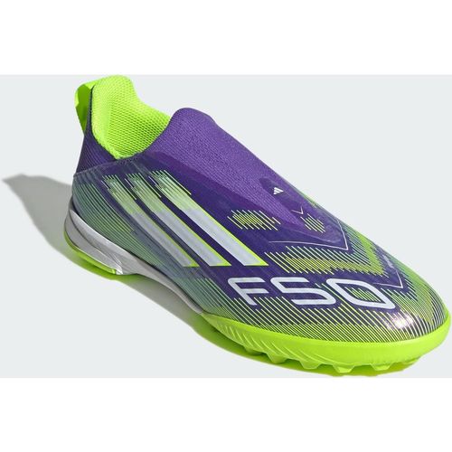 Adidas Performance Kids Unisex F50 League Laceless Firm/Multi-Ground Boots - Purple