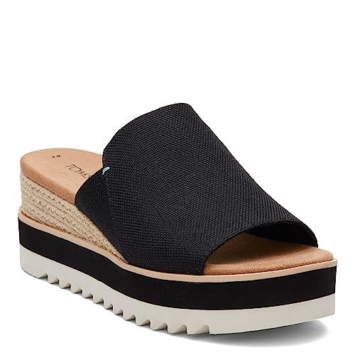 TOMS Women's  Diana Mule Sandal Black