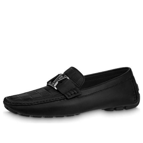 Monte Carlo Moccasin Shoes 'Black Plaid Top'