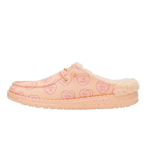 HEYDUDE Wendy Slip X Sweethearts Peach/Pink