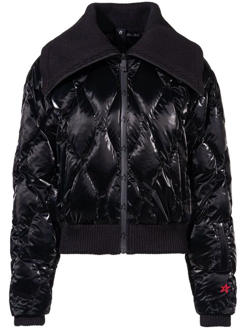 Carving puffer jacket - Black