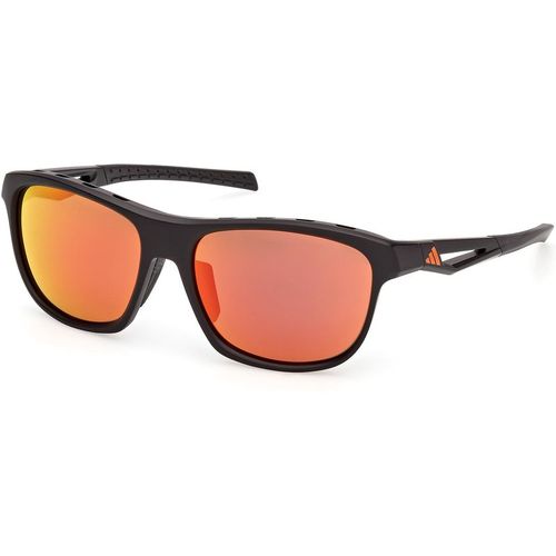 Adidas Sport Man Adidas Sport SP0118 02L Sunglasses Injected Black Roviex Squared Norma