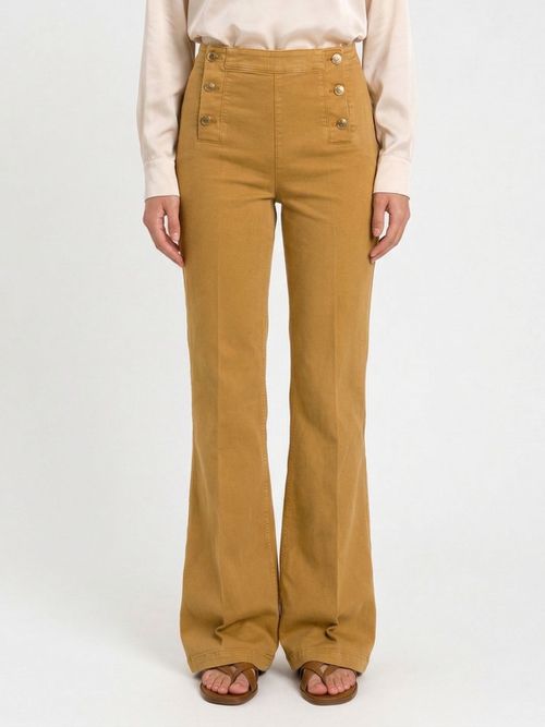 Pants Woman color Brown