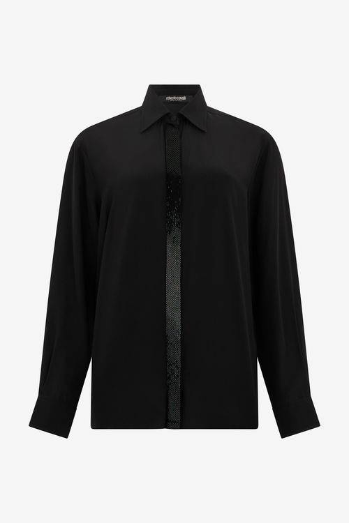 Silk Shirt With Shimmering Detail