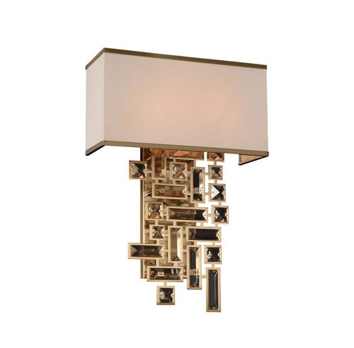 Brushed Champagne Gold Wall Bracket from the Vermeer Collection